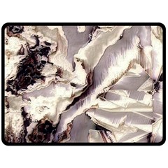 Abstract Wannabe Two Fleece Blanket (large)  by MRNStudios