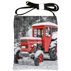 Tractor Parked, Olympus Mount National Park, Greece Shoulder Sling Bag by dflcprintsclothing