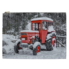 Tractor Parked, Olympus Mount National Park, Greece Cosmetic Bag (xxl) by dflcprintsclothing