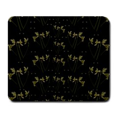 Exotic Snow Drop Flowers In A Loveable Style Large Mousepads by pepitasart
