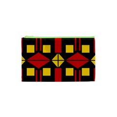 Abstract Pattern Geometric Backgrounds   Cosmetic Bag (xs) by Eskimos