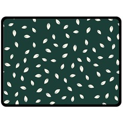 Leaves Pattern Fleece Blanket (large) by CoshaArt