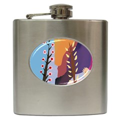 Happy Kiwi Charms Hip Flask (6 Oz) by HappyKiwi