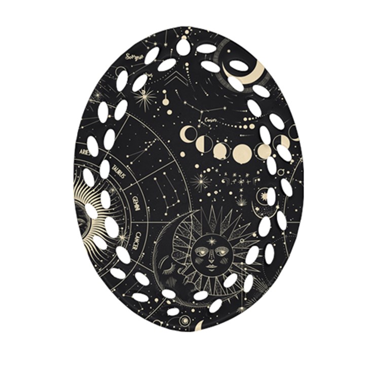 Magic-patterns Ornament (Oval Filigree)