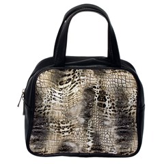 Luxury Snake Print Classic Handbag (one Side)