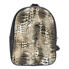 Luxury Snake Print School Bag (large) by CoshaArt