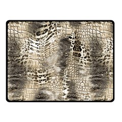 Luxury Snake Print Double Sided Fleece Blanket (Small) 