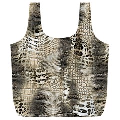 Luxury Snake Print Full Print Recycle Bag (xxl) by CoshaArt