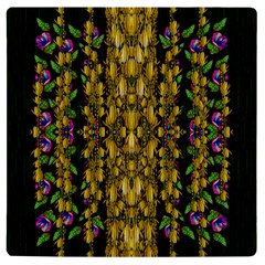 Fanciful Fantasy Flower Forest Uv Print Square Tile Coaster  by pepitasart