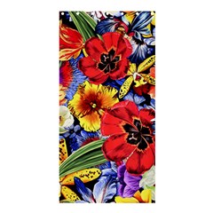 Flower Pattern Shower Curtain 36  X 72  (stall)  by CoshaArt