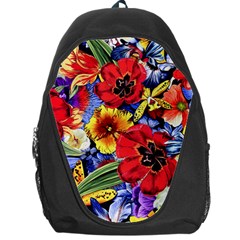 Flower Pattern Backpack Bag