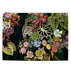 Tropical Pattern Cosmetic Bag (xxl) by CoshaArt