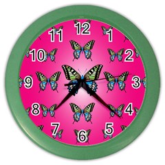 Butterfly Color Wall Clock