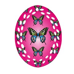 Butterfly Ornament (oval Filigree)
