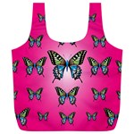 Butterfly Full Print Recycle Bag (XL) Front