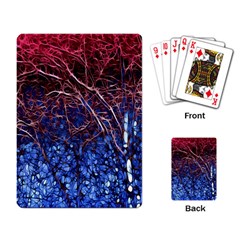 Autumn Fractal Forest Background Playing Cards Single Design (rectangle) by Amaryn4rt