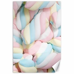 Rainbow-cake-layers Marshmallow-candy-texture Canvas 24  X 36  by jellybeansanddinosaurs
