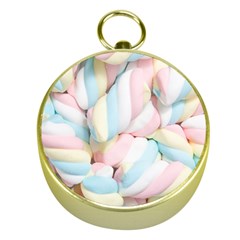 Rainbow-cake-layers Marshmallow-candy-texture Gold Compasses by jellybeansanddinosaurs