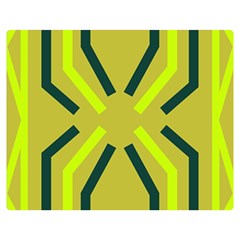 Abstract Pattern Geometric Backgrounds   Double Sided Flano Blanket (medium)  by Eskimos