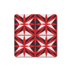 Abstract Pattern Geometric Backgrounds   Square Magnet by Eskimos