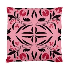 Floral Folk Damask Pattern  Standard Cushion Case (one Side)