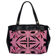 Floral folk damask pattern  Oversize Office Handbag