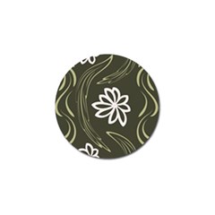 Folk flowers print Floral pattern Ethnic art Golf Ball Marker