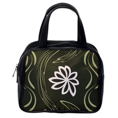 Folk flowers print Floral pattern Ethnic art Classic Handbag (One Side)