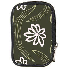 Folk Flowers Print Floral Pattern Ethnic Art Compact Camera Leather Case by Eskimos