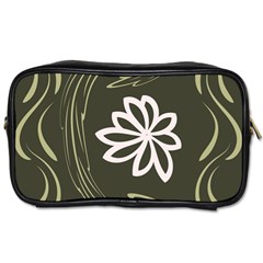 Folk Flowers Print Floral Pattern Ethnic Art Toiletries Bag (one Side) by Eskimos