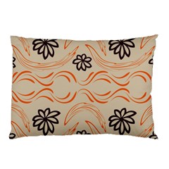 Folk Flowers Print Floral Pattern Ethnic Art Pillow Case by Eskimos