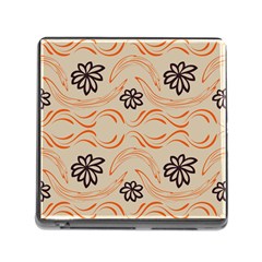 Folk Flowers Print Floral Pattern Ethnic Art Memory Card Reader (square 5 Slot) by Eskimos