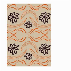 Folk Flowers Print Floral Pattern Ethnic Art Large Garden Flag (two Sides) by Eskimos