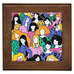 Women Framed Tile