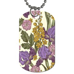 Spring Floral Dog Tag (two Sides) by Sparkle