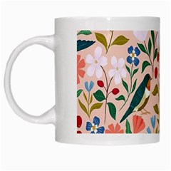 Floral White Mug by Sparkle