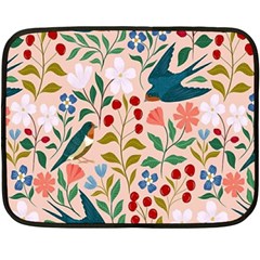 Floral Fleece Blanket (mini) by Sparkle