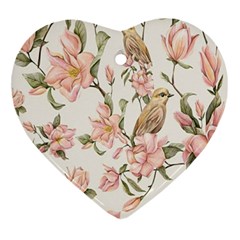 Floral Heart Ornament (Two Sides)