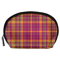 Tartan 9 Accessory Pouch (large) by tartantotartanspink2