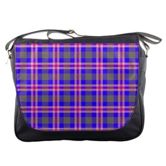 Tartan Purple Messenger Bag by tartantotartanspink2