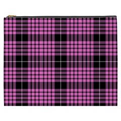 Pink Tartan 3 Cosmetic Bag (xxxl) by tartantotartanspink2