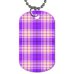 Pink Tartan 6 Dog Tag (one Side) by tartantotartanspink2