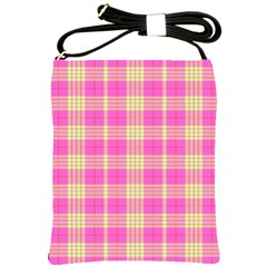 Pink Tartan 4 Shoulder Sling Bag