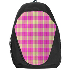 Pink Tartan 4 Backpack Bag