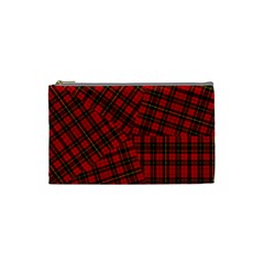 Wallace Modern Cosmetic Bag (small) by tartantotartansred2