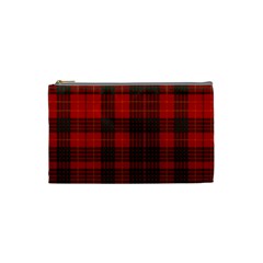 Cameron Clan Modern Tartan Cosmetic Bag (small) by tartantotartansred2