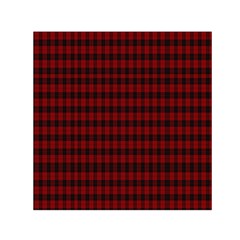 Tartan Red Small Satin Scarf (Square)