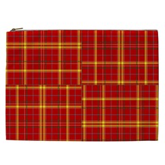 Tartan And Plaid 10 Cosmetic Bag (xxl) by tartantotartansreddesign2