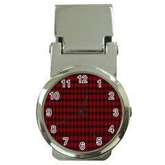 Tartan Red Money Clip Watches