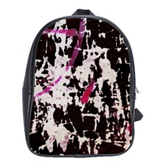 Chaos At The Wall School Bag (large) by DimitriosArt